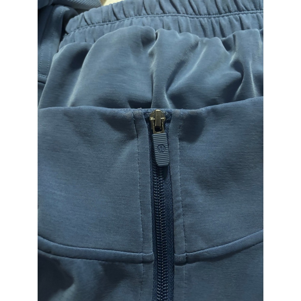 Lululemon Brushed Softstreme Funnel-Neck Full Zip Pitch Blue LW3FXYS EXCELLENT - Picture 10 of 11